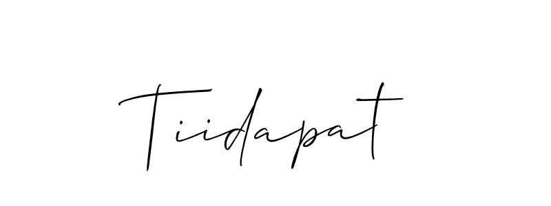 It looks lik you need a new signature style for name Tiidapat. Design unique handwritten (Allison_Script) signature with our free signature maker in just a few clicks. Tiidapat signature style 2 images and pictures png
