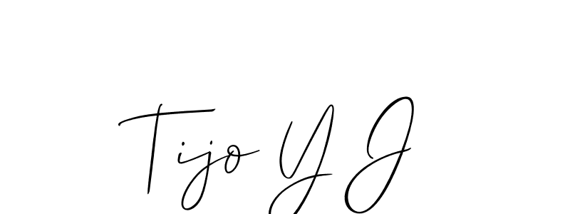 Once you've used our free online signature maker to create your best signature Allison_Script style, it's time to enjoy all of the benefits that Tijo Y J name signing documents. Tijo Y J signature style 2 images and pictures png