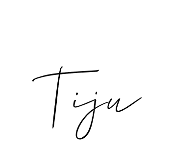 Also You can easily find your signature by using the search form. We will create Tiju name handwritten signature images for you free of cost using Allison_Script sign style. Tiju signature style 2 images and pictures png