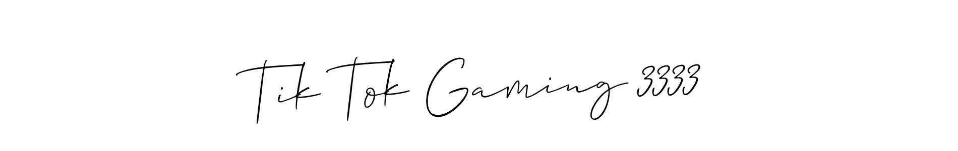 Once you've used our free online signature maker to create your best signature Allison_Script style, it's time to enjoy all of the benefits that Tik Tok Gaming 3333 name signing documents. Tik Tok Gaming 3333 signature style 2 images and pictures png