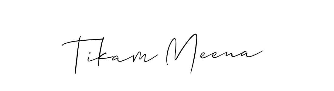Make a short Tikam Meena signature style. Manage your documents anywhere anytime using Allison_Script. Create and add eSignatures, submit forms, share and send files easily. Tikam Meena signature style 2 images and pictures png