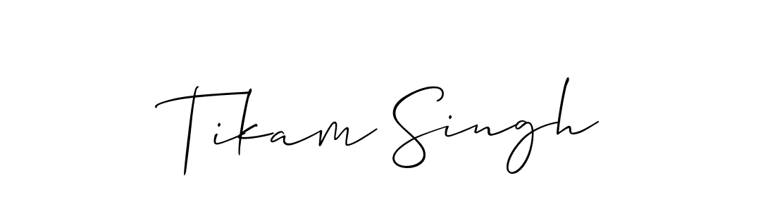 This is the best signature style for the Tikam Singh name. Also you like these signature font (Allison_Script). Mix name signature. Tikam Singh signature style 2 images and pictures png