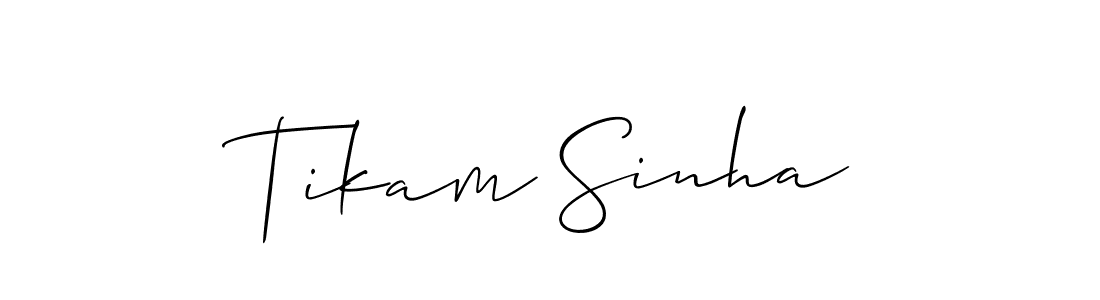 This is the best signature style for the Tikam Sinha name. Also you like these signature font (Allison_Script). Mix name signature. Tikam Sinha signature style 2 images and pictures png