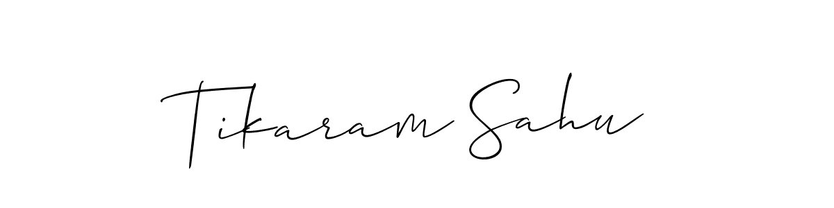 Also You can easily find your signature by using the search form. We will create Tikaram Sahu name handwritten signature images for you free of cost using Allison_Script sign style. Tikaram Sahu signature style 2 images and pictures png