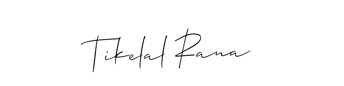 It looks lik you need a new signature style for name Tikelal Rana. Design unique handwritten (Allison_Script) signature with our free signature maker in just a few clicks. Tikelal Rana signature style 2 images and pictures png