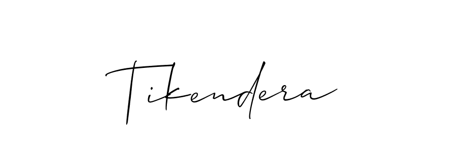 Once you've used our free online signature maker to create your best signature Allison_Script style, it's time to enjoy all of the benefits that Tikendera name signing documents. Tikendera signature style 2 images and pictures png