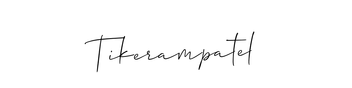 You can use this online signature creator to create a handwritten signature for the name Tikerampatel. This is the best online autograph maker. Tikerampatel signature style 2 images and pictures png