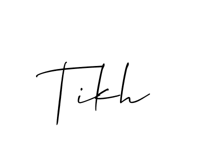 Once you've used our free online signature maker to create your best signature Allison_Script style, it's time to enjoy all of the benefits that Tikh name signing documents. Tikh signature style 2 images and pictures png
