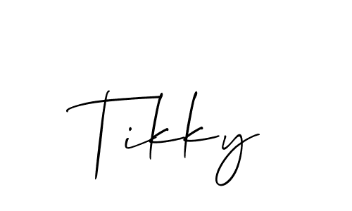 Similarly Allison_Script is the best handwritten signature design. Signature creator online .You can use it as an online autograph creator for name Tikky. Tikky signature style 2 images and pictures png