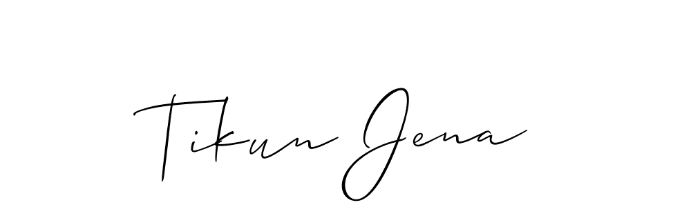 You can use this online signature creator to create a handwritten signature for the name Tikun Jena. This is the best online autograph maker. Tikun Jena signature style 2 images and pictures png