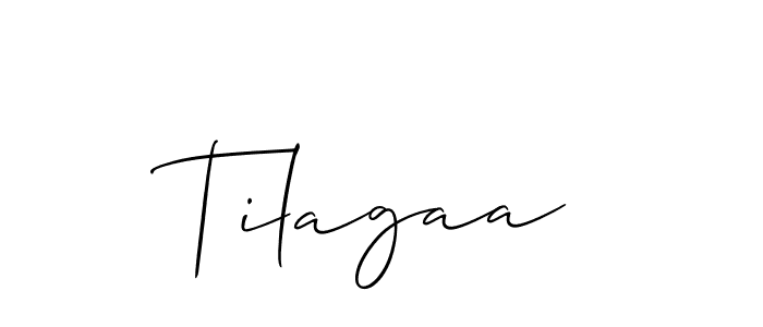 Also You can easily find your signature by using the search form. We will create Tilagaa name handwritten signature images for you free of cost using Allison_Script sign style. Tilagaa signature style 2 images and pictures png