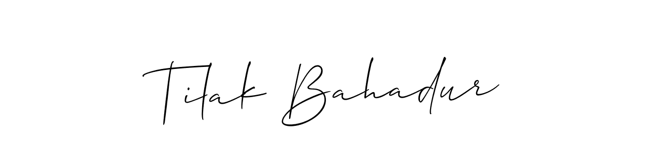 Here are the top 10 professional signature styles for the name Tilak Bahadur. These are the best autograph styles you can use for your name. Tilak Bahadur signature style 2 images and pictures png