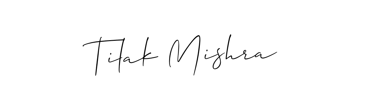 Make a beautiful signature design for name Tilak Mishra. Use this online signature maker to create a handwritten signature for free. Tilak Mishra signature style 2 images and pictures png