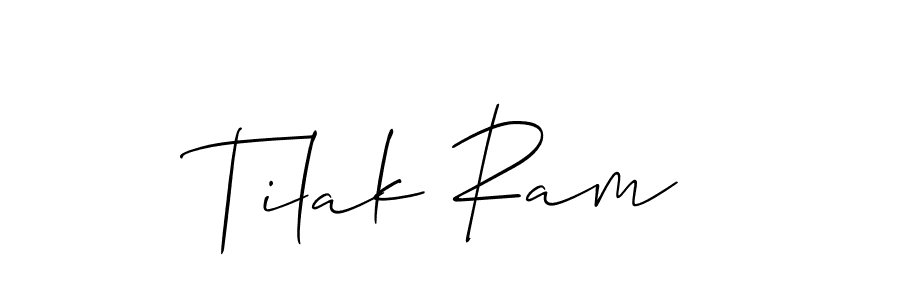 Once you've used our free online signature maker to create your best signature Allison_Script style, it's time to enjoy all of the benefits that Tilak Ram name signing documents. Tilak Ram signature style 2 images and pictures png