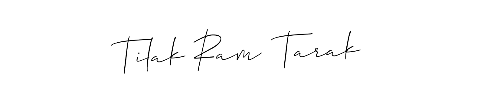 Once you've used our free online signature maker to create your best signature Allison_Script style, it's time to enjoy all of the benefits that Tilak Ram  Tarak name signing documents. Tilak Ram  Tarak signature style 2 images and pictures png