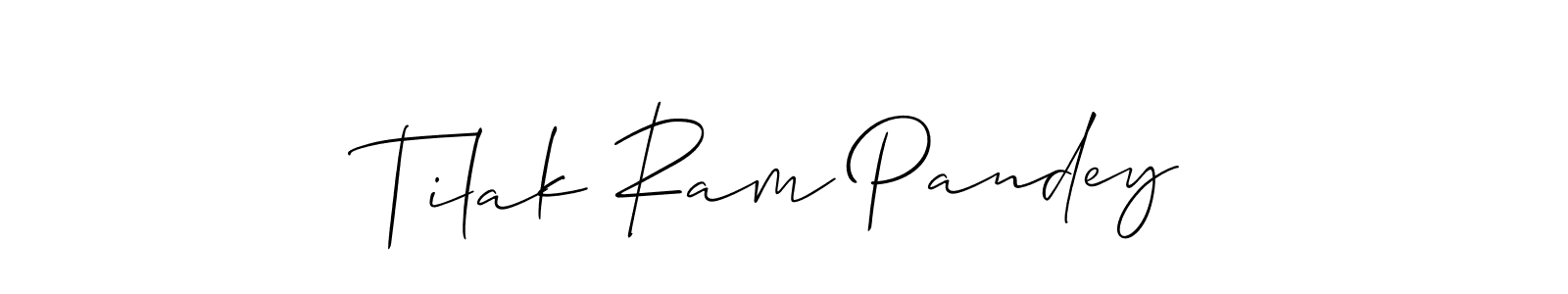 Best and Professional Signature Style for Tilak Ram Pandey. Allison_Script Best Signature Style Collection. Tilak Ram Pandey signature style 2 images and pictures png