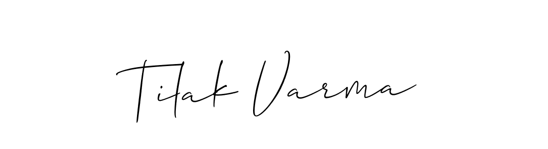 if you are searching for the best signature style for your name Tilak Varma. so please give up your signature search. here we have designed multiple signature styles  using Allison_Script. Tilak Varma signature style 2 images and pictures png