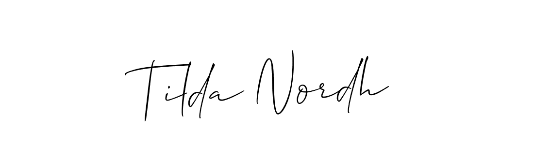 This is the best signature style for the Tilda Nordh name. Also you like these signature font (Allison_Script). Mix name signature. Tilda Nordh signature style 2 images and pictures png