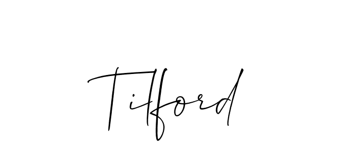 How to make Tilford signature? Allison_Script is a professional autograph style. Create handwritten signature for Tilford name. Tilford signature style 2 images and pictures png