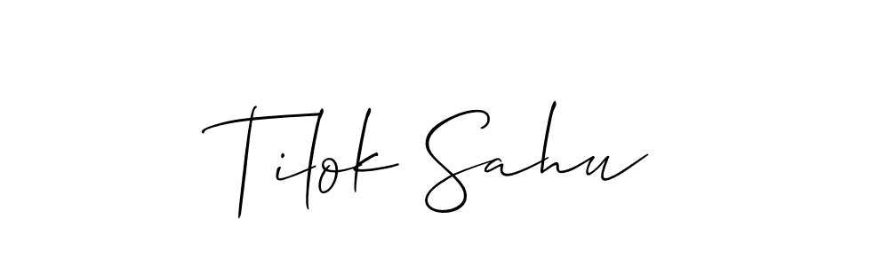 Here are the top 10 professional signature styles for the name Tilok Sahu. These are the best autograph styles you can use for your name. Tilok Sahu signature style 2 images and pictures png