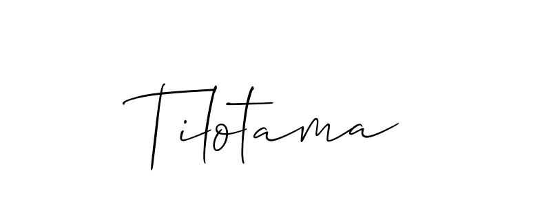 Best and Professional Signature Style for Tilotama. Allison_Script Best Signature Style Collection. Tilotama signature style 2 images and pictures png