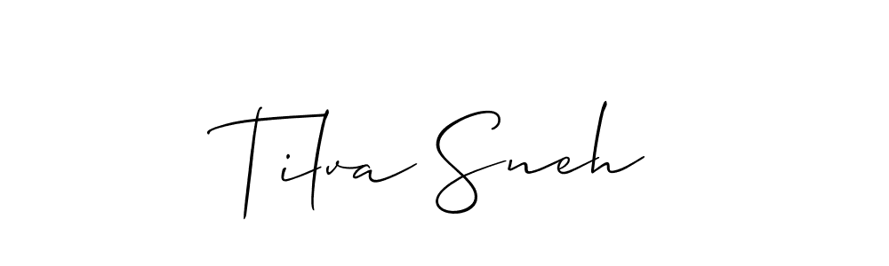 Check out images of Autograph of Tilva Sneh name. Actor Tilva Sneh Signature Style. Allison_Script is a professional sign style online. Tilva Sneh signature style 2 images and pictures png