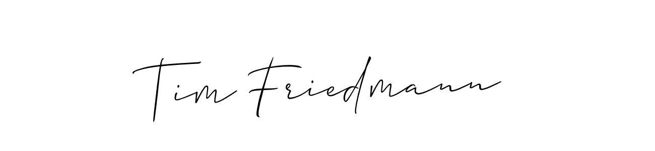 Once you've used our free online signature maker to create your best signature Allison_Script style, it's time to enjoy all of the benefits that Tim Friedmann name signing documents. Tim Friedmann signature style 2 images and pictures png