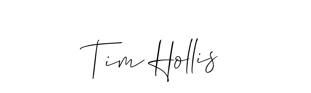 It looks lik you need a new signature style for name Tim Hollis. Design unique handwritten (Allison_Script) signature with our free signature maker in just a few clicks. Tim Hollis signature style 2 images and pictures png