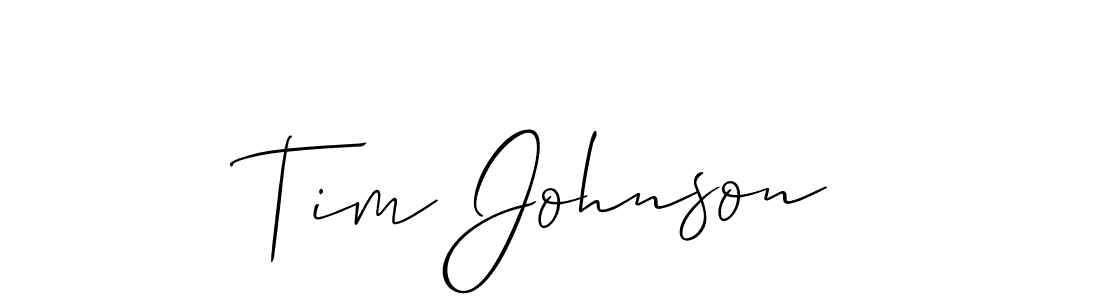 Make a short Tim Johnson signature style. Manage your documents anywhere anytime using Allison_Script. Create and add eSignatures, submit forms, share and send files easily. Tim Johnson signature style 2 images and pictures png