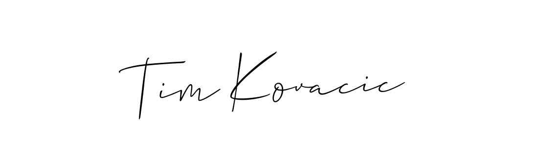 if you are searching for the best signature style for your name Tim Kovacic. so please give up your signature search. here we have designed multiple signature styles  using Allison_Script. Tim Kovacic signature style 2 images and pictures png