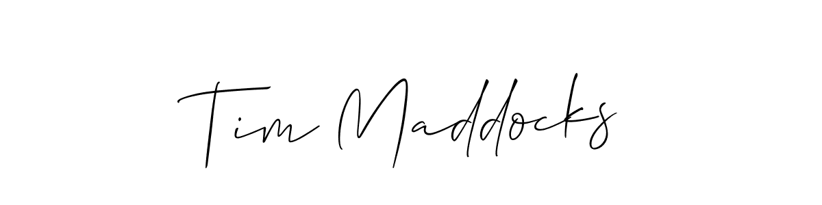This is the best signature style for the Tim Maddocks name. Also you like these signature font (Allison_Script). Mix name signature. Tim Maddocks signature style 2 images and pictures png