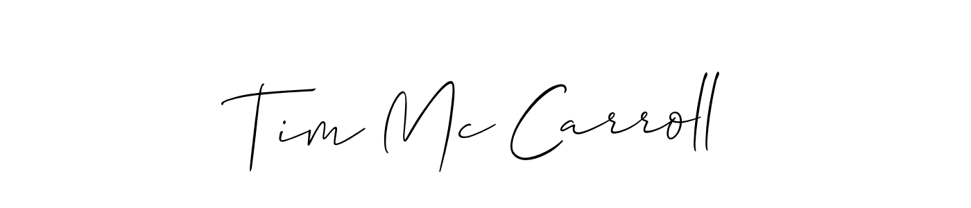 Check out images of Autograph of Tim Mc Carroll name. Actor Tim Mc Carroll Signature Style. Allison_Script is a professional sign style online. Tim Mc Carroll signature style 2 images and pictures png