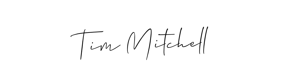 Use a signature maker to create a handwritten signature online. With this signature software, you can design (Allison_Script) your own signature for name Tim Mitchell. Tim Mitchell signature style 2 images and pictures png