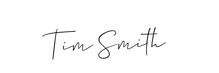 Use a signature maker to create a handwritten signature online. With this signature software, you can design (Allison_Script) your own signature for name Tim Smith. Tim Smith signature style 2 images and pictures png