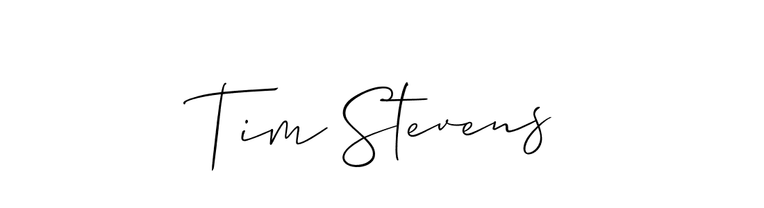 Tim Stevens stylish signature style. Best Handwritten Sign (Allison_Script) for my name. Handwritten Signature Collection Ideas for my name Tim Stevens. Tim Stevens signature style 2 images and pictures png