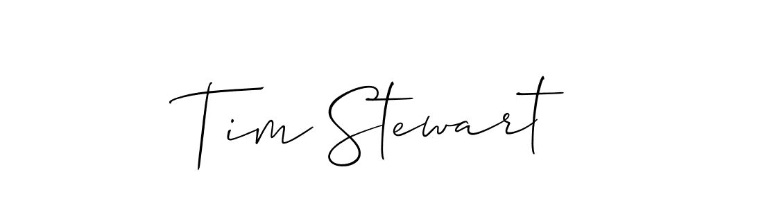 Create a beautiful signature design for name Tim Stewart. With this signature (Allison_Script) fonts, you can make a handwritten signature for free. Tim Stewart signature style 2 images and pictures png
