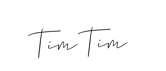 It looks lik you need a new signature style for name Tim Tim. Design unique handwritten (Allison_Script) signature with our free signature maker in just a few clicks. Tim Tim signature style 2 images and pictures png