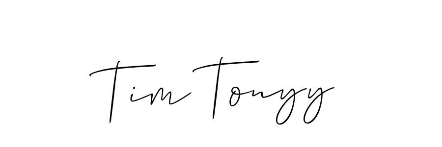 See photos of Tim Tonyy official signature by Spectra . Check more albums & portfolios. Read reviews & check more about Allison_Script font. Tim Tonyy signature style 2 images and pictures png