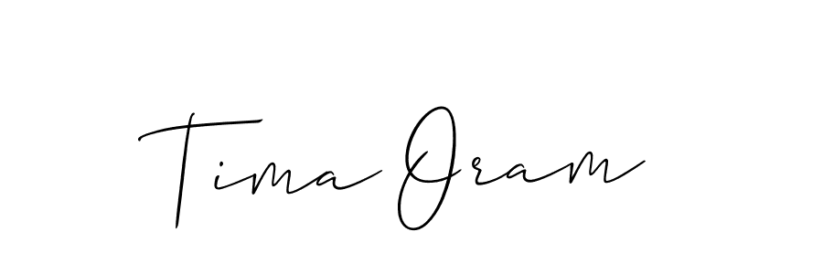 if you are searching for the best signature style for your name Tima Oram. so please give up your signature search. here we have designed multiple signature styles  using Allison_Script. Tima Oram signature style 2 images and pictures png