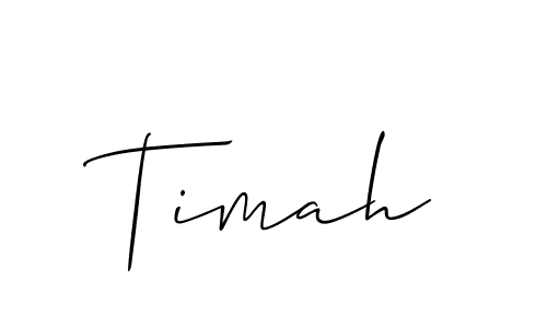How to make Timah name signature. Use Allison_Script style for creating short signs online. This is the latest handwritten sign. Timah signature style 2 images and pictures png