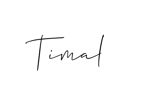 Make a short Timal signature style. Manage your documents anywhere anytime using Allison_Script. Create and add eSignatures, submit forms, share and send files easily. Timal signature style 2 images and pictures png