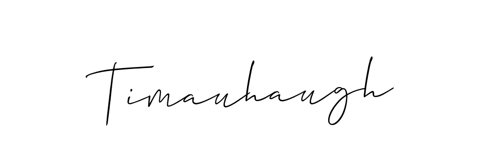 How to make Timauhaugh name signature. Use Allison_Script style for creating short signs online. This is the latest handwritten sign. Timauhaugh signature style 2 images and pictures png