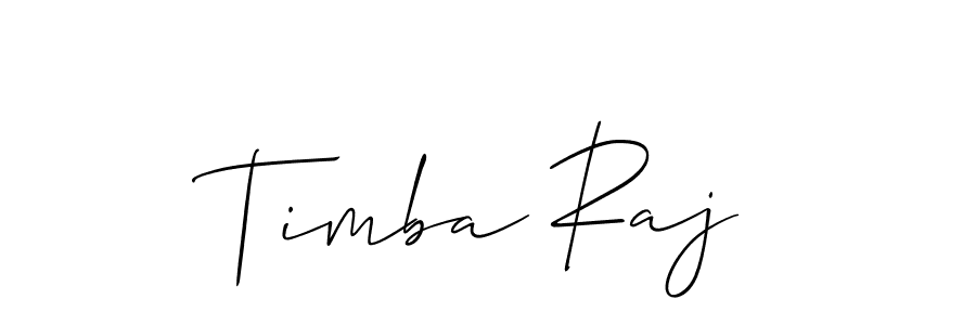 It looks lik you need a new signature style for name Timba Raj. Design unique handwritten (Allison_Script) signature with our free signature maker in just a few clicks. Timba Raj signature style 2 images and pictures png