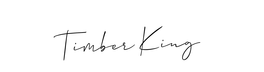 if you are searching for the best signature style for your name Timber King. so please give up your signature search. here we have designed multiple signature styles  using Allison_Script. Timber King signature style 2 images and pictures png