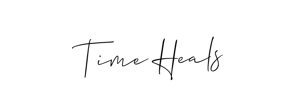 Also we have Time Heals name is the best signature style. Create professional handwritten signature collection using Allison_Script autograph style. Time Heals signature style 2 images and pictures png