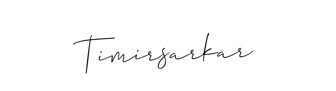 if you are searching for the best signature style for your name Timirsarkar. so please give up your signature search. here we have designed multiple signature styles  using Allison_Script. Timirsarkar signature style 2 images and pictures png