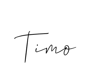 Also we have Timo name is the best signature style. Create professional handwritten signature collection using Allison_Script autograph style. Timo signature style 2 images and pictures png