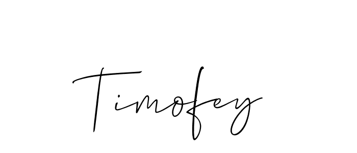 Make a beautiful signature design for name Timofey. With this signature (Allison_Script) style, you can create a handwritten signature for free. Timofey signature style 2 images and pictures png