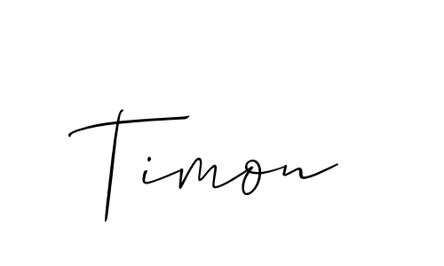 It looks lik you need a new signature style for name Timon. Design unique handwritten (Allison_Script) signature with our free signature maker in just a few clicks. Timon signature style 2 images and pictures png