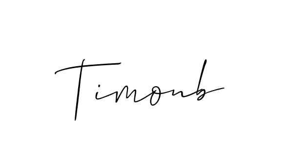 Also You can easily find your signature by using the search form. We will create Timonb name handwritten signature images for you free of cost using Allison_Script sign style. Timonb signature style 2 images and pictures png